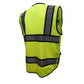 Radians SV65-2ZOM Type R Class 2 Heavy Duty Surveyor Safety Vest - Yellow/Lime