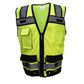 Radians SV65-2ZOM Type R Class 2 Heavy Duty Surveyor Safety Vest - Yellow/Lime