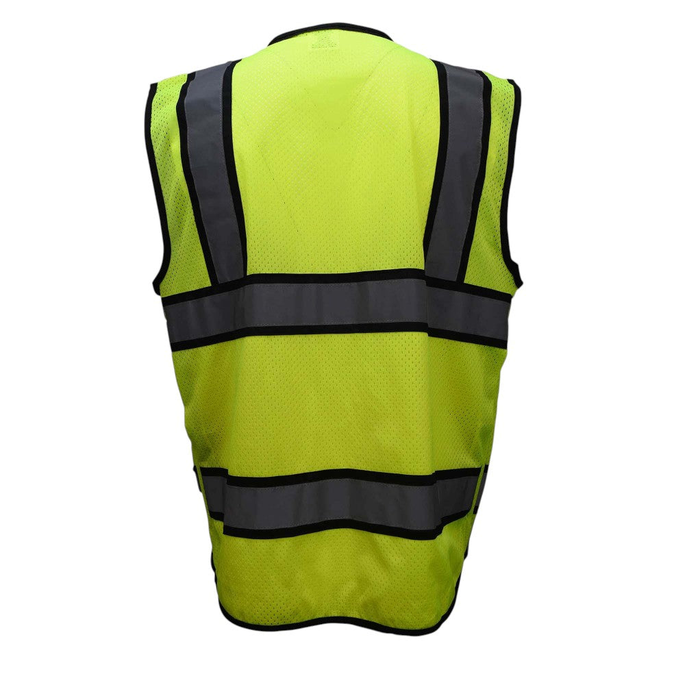 Radians SV65-2ZOM Type R Class 2 Heavy Duty Surveyor Safety Vest - Yellow/Lime