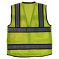 Radians SV65-2ZOM Type R Class 2 Heavy Duty Surveyor Safety Vest - Yellow/Lime