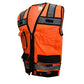 Radians SV65-2ZOM Type R Class 2 Heavy Duty Surveyor Safety Vest - Orange