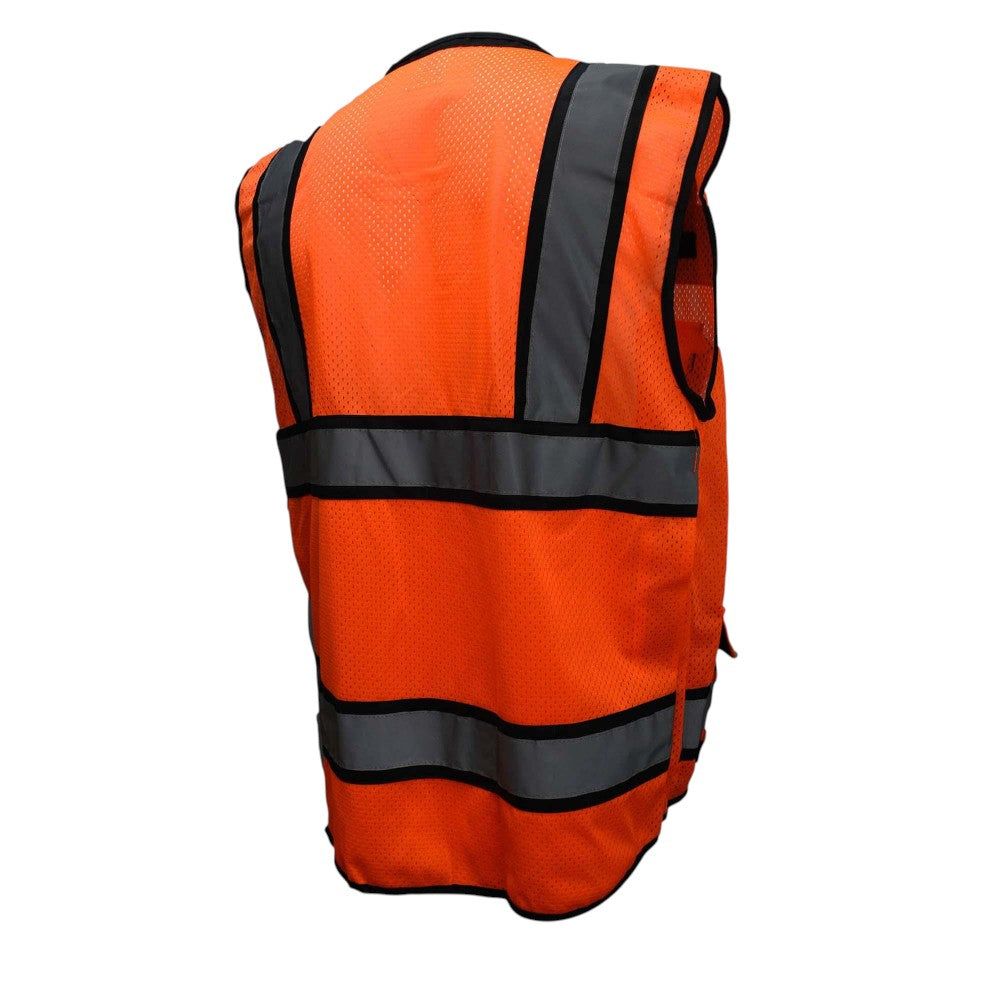 Radians SV65-2ZOM Type R Class 2 Heavy Duty Surveyor Safety Vest - Orange