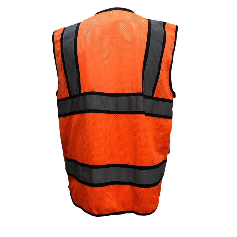 Radians SV65-2ZOM Type R Class 2 Heavy Duty Surveyor Safety Vest - Orange