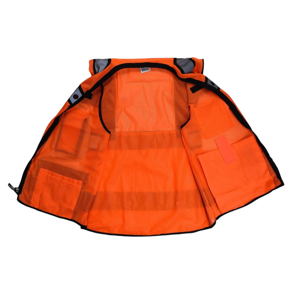 Radians SV65-2ZOM Type R Class 2 Heavy Duty Surveyor Safety Vest - Orange