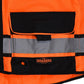 Radians SV65-2ZOM Type R Class 2 Heavy Duty Surveyor Safety Vest - Orange