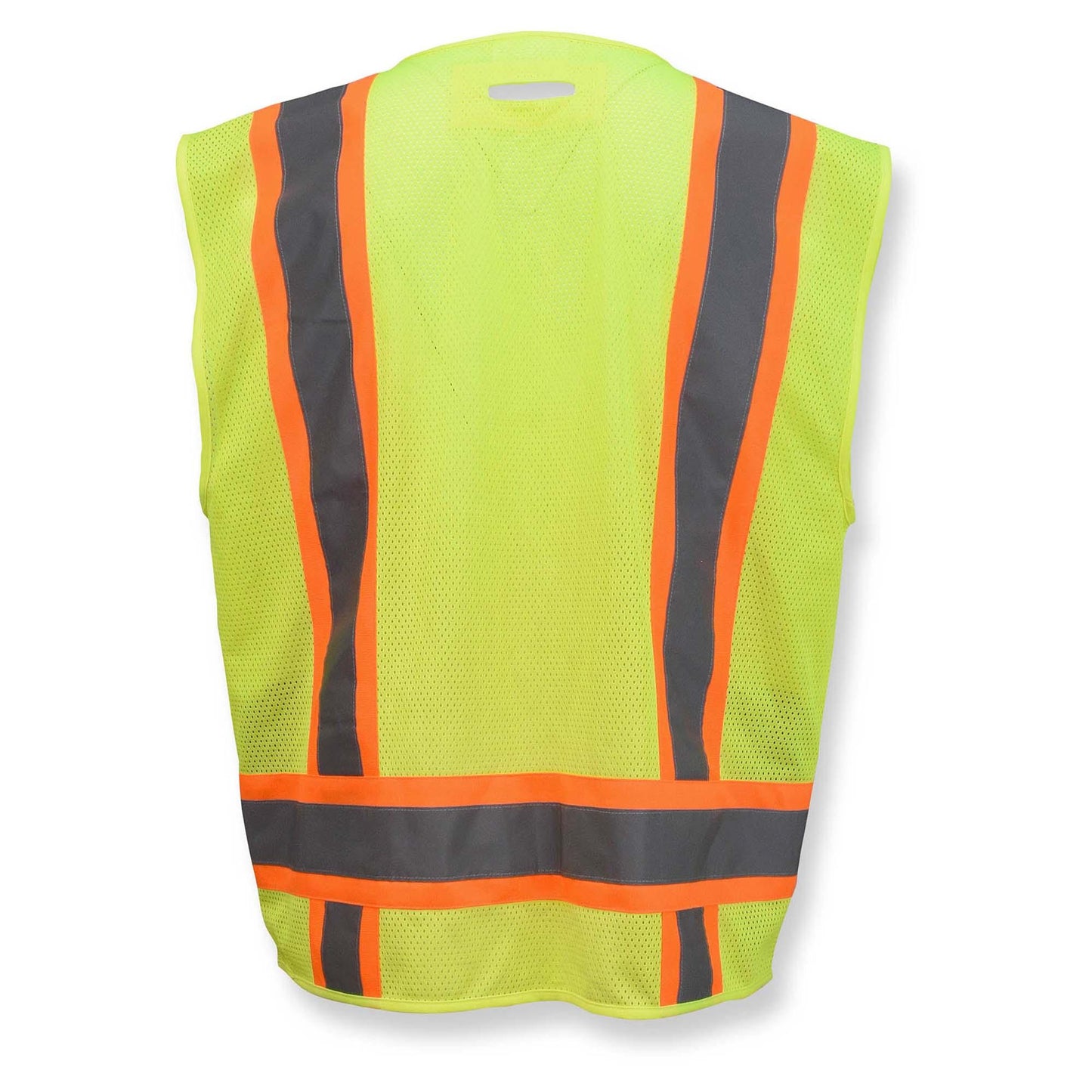 Radians SV6B Type R Class 2 Two-Tone Black Bottom Surveyor Safety Vest - Yellow/Lime