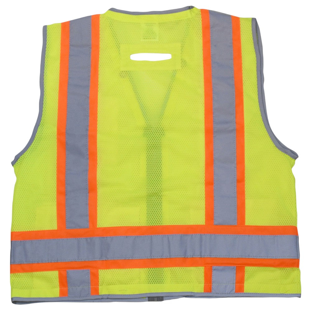 Radians SV6HG Type R Class 2 Heavy Duty Two Tone Surveyor Safety Vest - Yellow/Lime