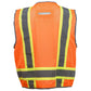 Radians SV6HG Type R Class 2 Heavy Duty Two Tone Surveyor Safety Vest - Orange