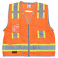 Radians SV6HG Type R Class 2 Heavy Duty Two Tone Surveyor Safety Vest - Orange