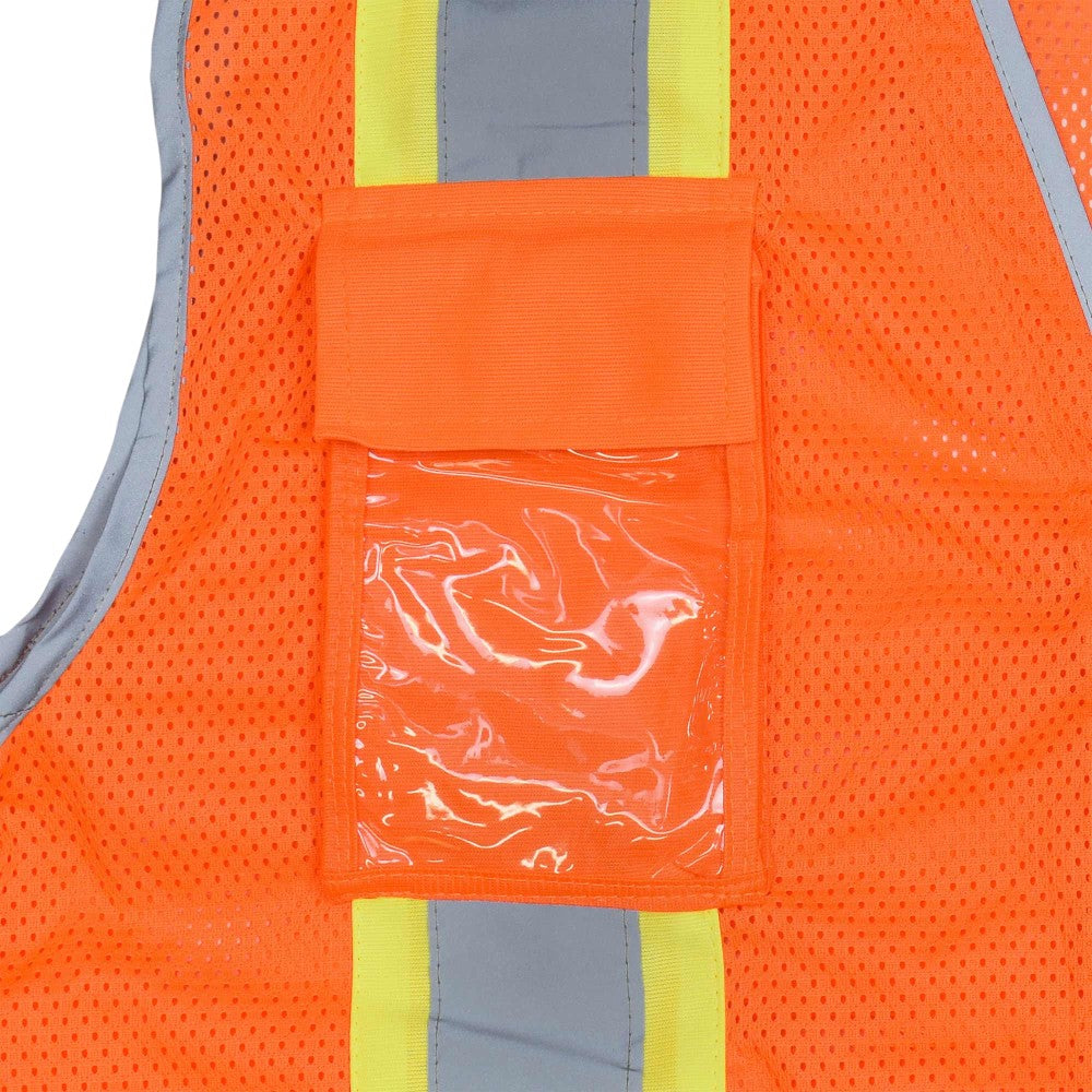 Radians SV6HG Type R Class 2 Heavy Duty Two Tone Surveyor Safety Vest - Orange
