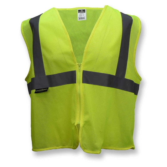 Radians SVE1 Type R Class 2 Economy Safety Vest with No Pockets - Yellow