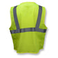 Radians SVE1 Type R Class 2 Economy Safety Vest with No Pockets - Yellow