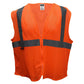 Radians SVE1 Type R Class 2 Economy Safety Vest with No Pockets - Orange