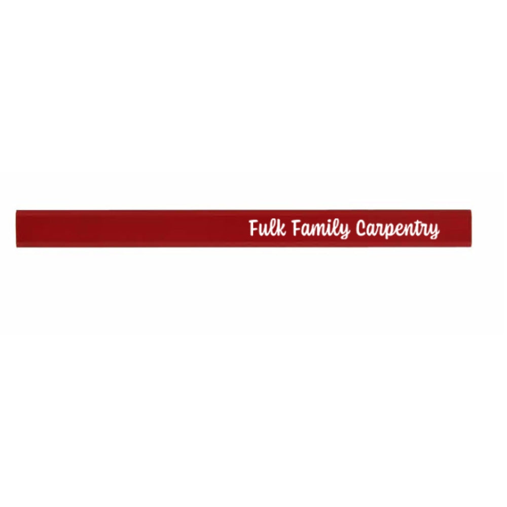 Handy Carpenter Pencil - Red