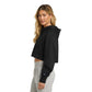 Champion® Women’s Reverse Weave® Cropped Cut-Off Hooded Sweatshirt - Black