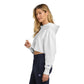 Champion® Women’s Reverse Weave® Cropped Cut-Off Hooded Sweatshirt - White