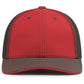 Pacific Headwear Trucker PacFlex Cap - Red/Graphite/Graphite