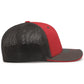 Pacific Headwear Trucker PacFlex Cap - Red/Graphite/Graphite