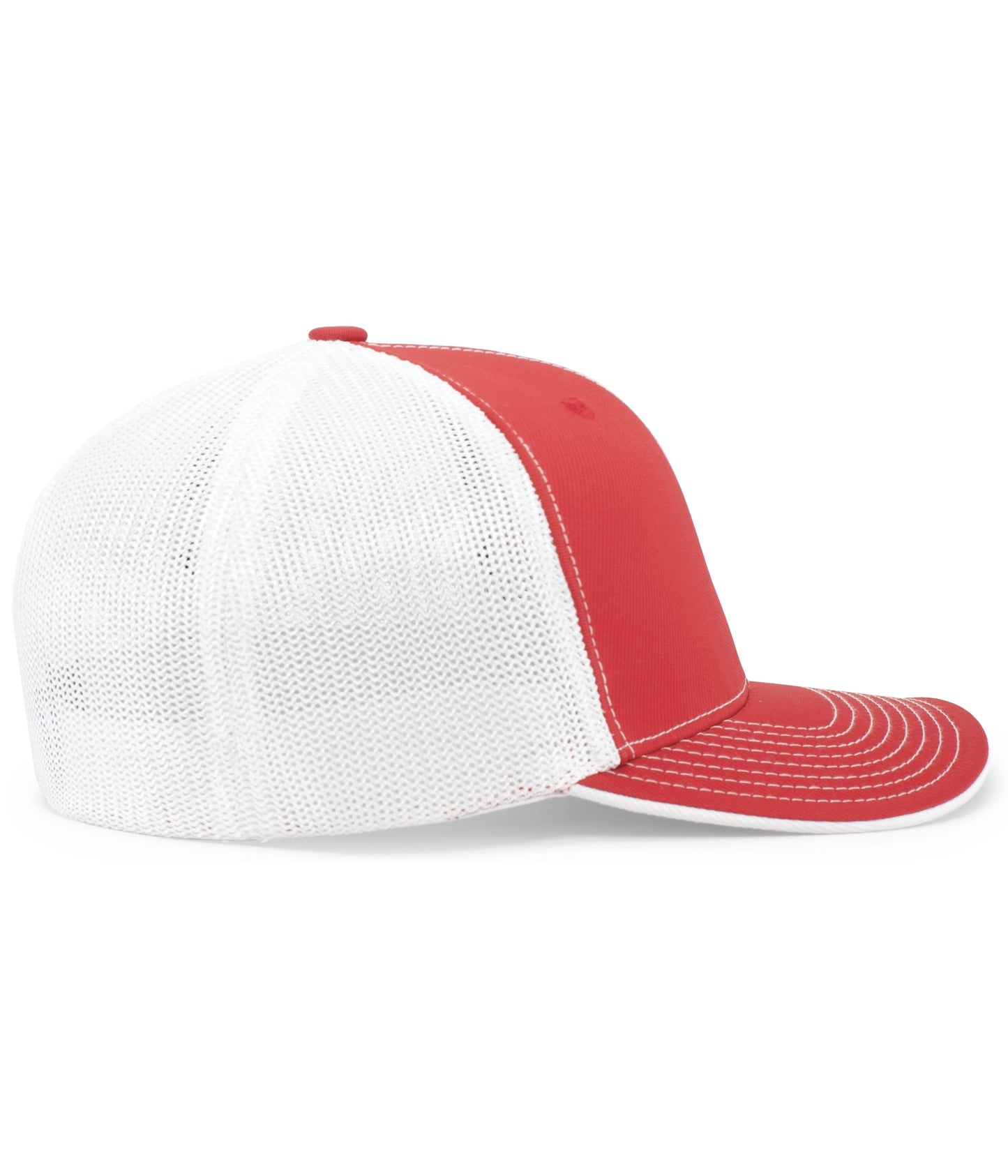 Pacific Headwear Trucker PacFlex Cap - White/Red/Red