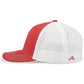 Pacific Headwear Trucker PacFlex Cap - White/Red/Red