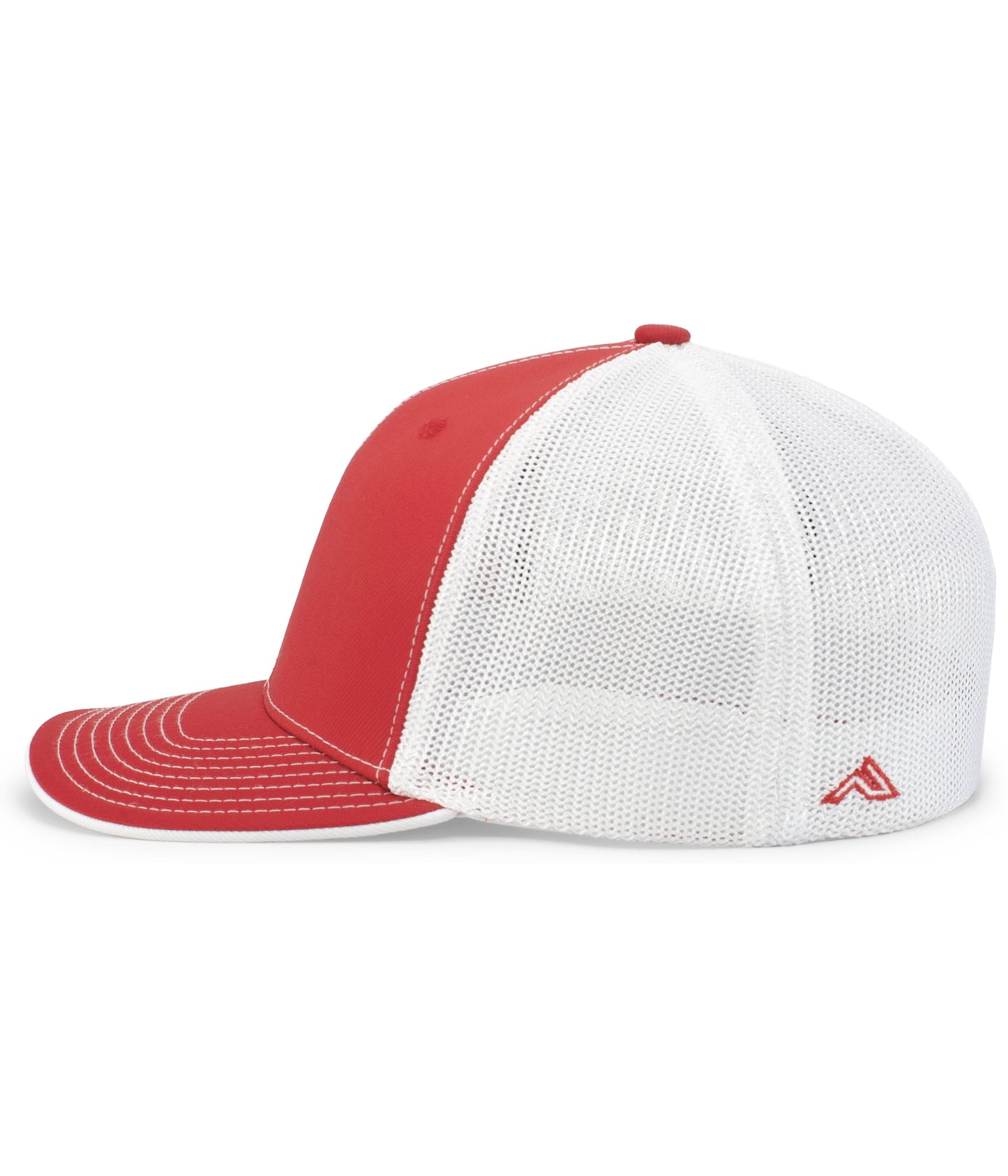 Pacific Headwear Trucker PacFlex Cap - Red/White