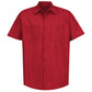 Industrial Work Shirt Short Sleeve - Red