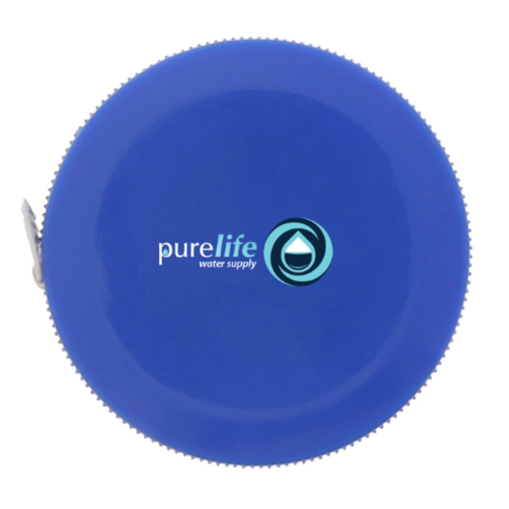 Retractable Tape Measure-Full Color - Blue