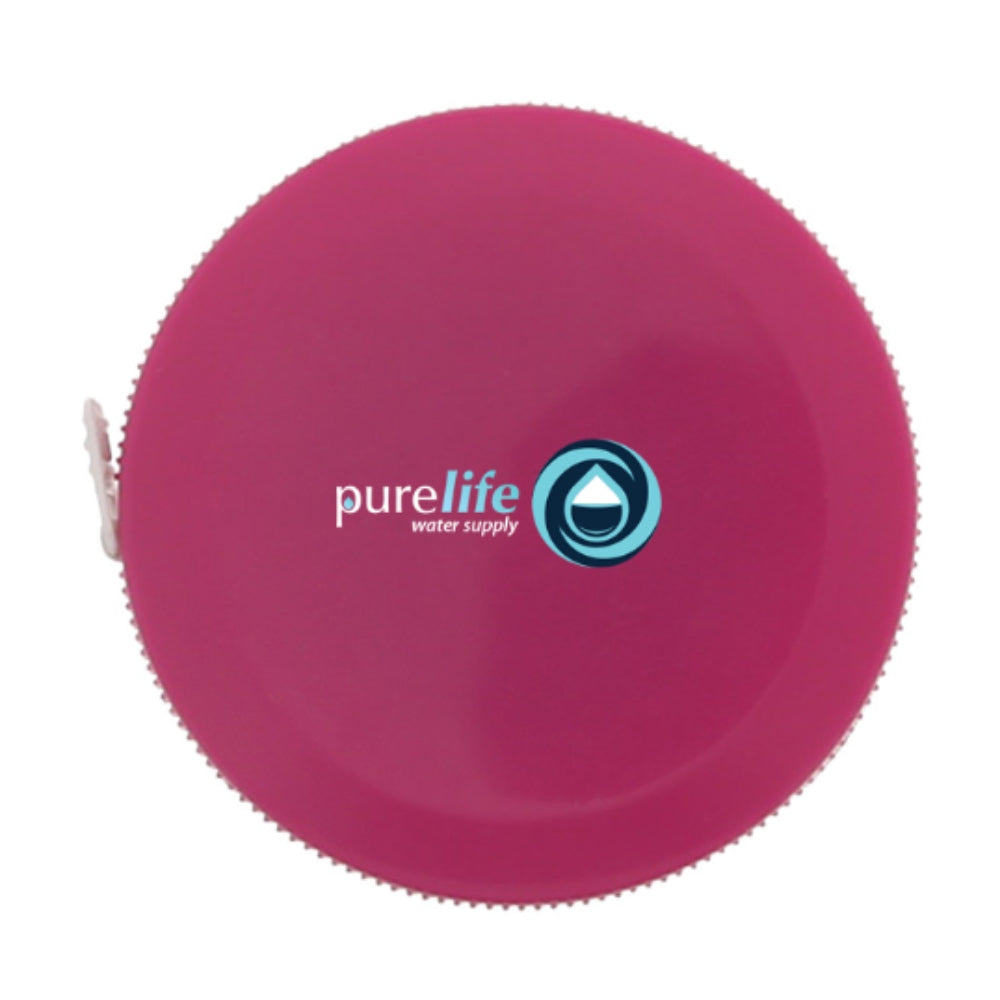 Retractable Tape Measure-Full Color - Fuchsia