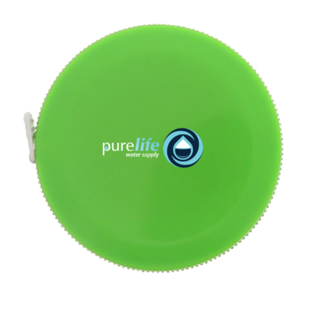 Retractable Tape Measure-Full Color - Lime Green