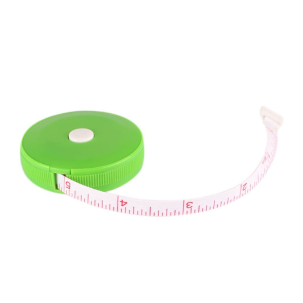 Retractable Tape Measure-Full Color - Lime Green