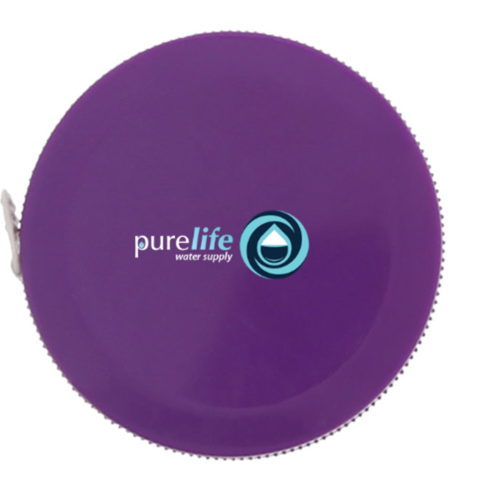 Retractable Tape Measure-Full Color - Purple