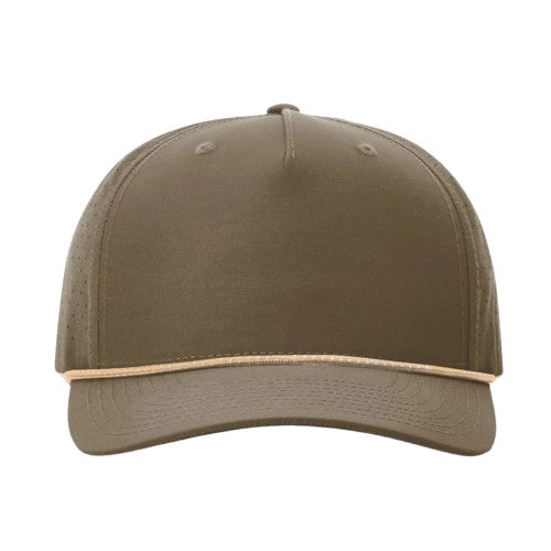 Richardson 355 Laser Perforated Performance Rope Hat - Dark Loden/Tannin-Grey