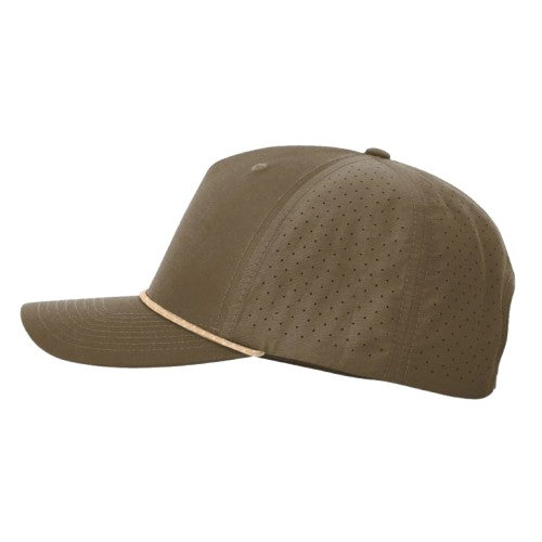 Richardson 355 Laser Perforated Performance Rope Hat - Dark Loden/Tannin-Grey