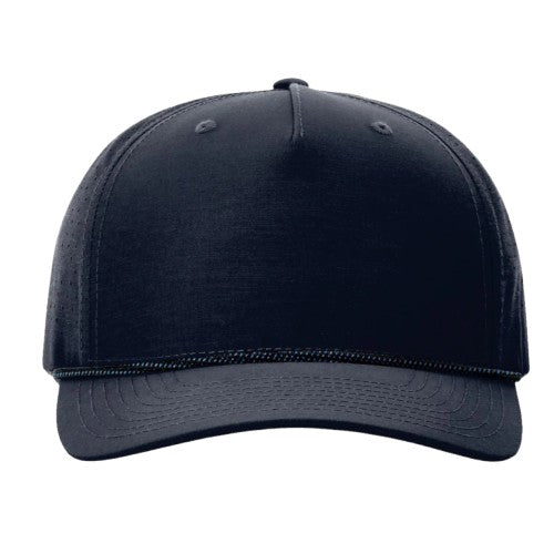 Richardson 355 Laser Perforated Performance Rope Hat - Navy/Midnight Navy-Grey-Blue