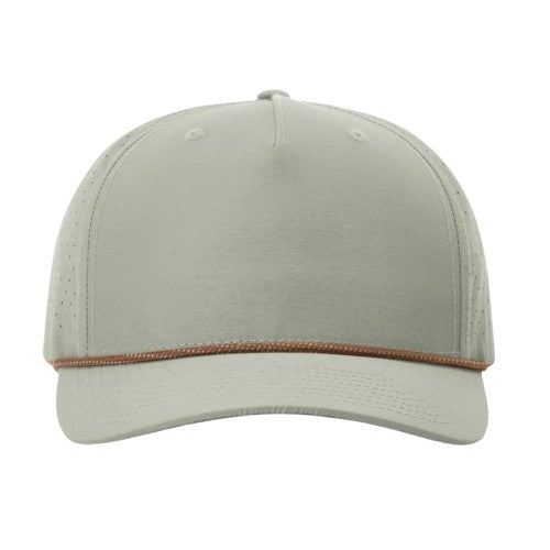 Richardson 355 Laser Perforated Performance Rope Hat - Trench Coat/Russet-Grey