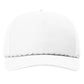 Richardson 355 Laser Perforated Performance Rope Hat - Silver/Black-Silver