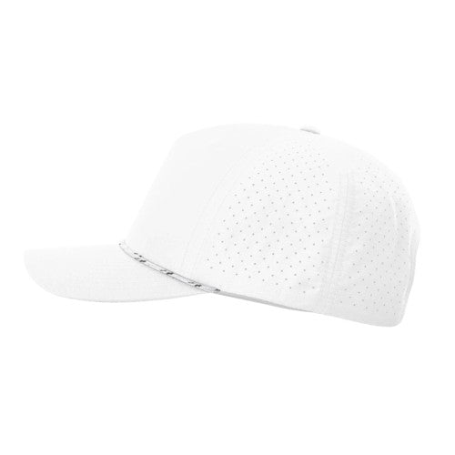 Richardson 355 Laser Perforated Performance Rope Hat - White/White-Black