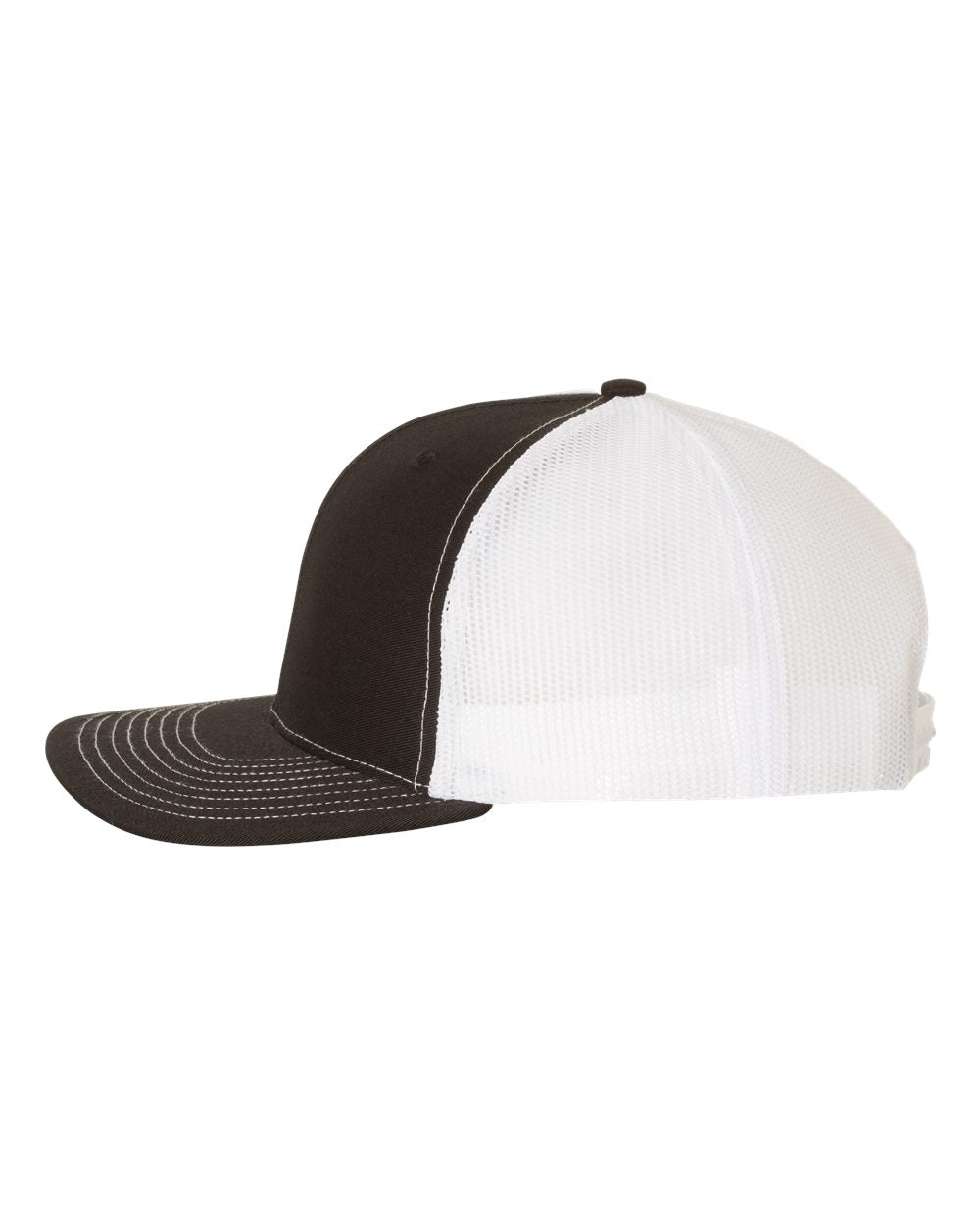 Richardson 112 Trucker Hat - Black / White