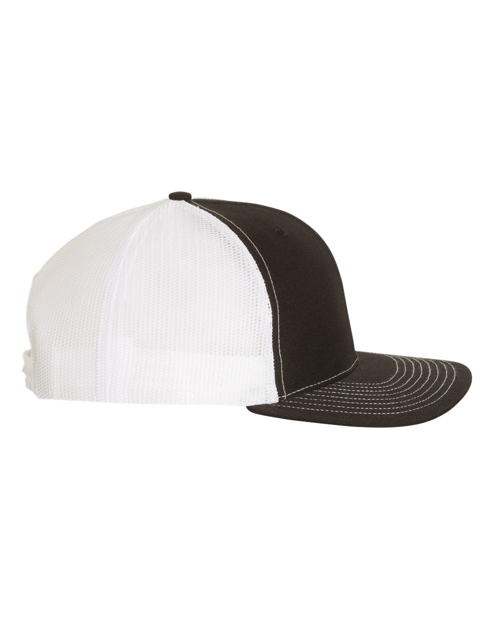 Richardson 112 Trucker Hat - Black / White
