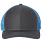 Richardson 112 Trucker Hat - Charcoal / Columbia Blue