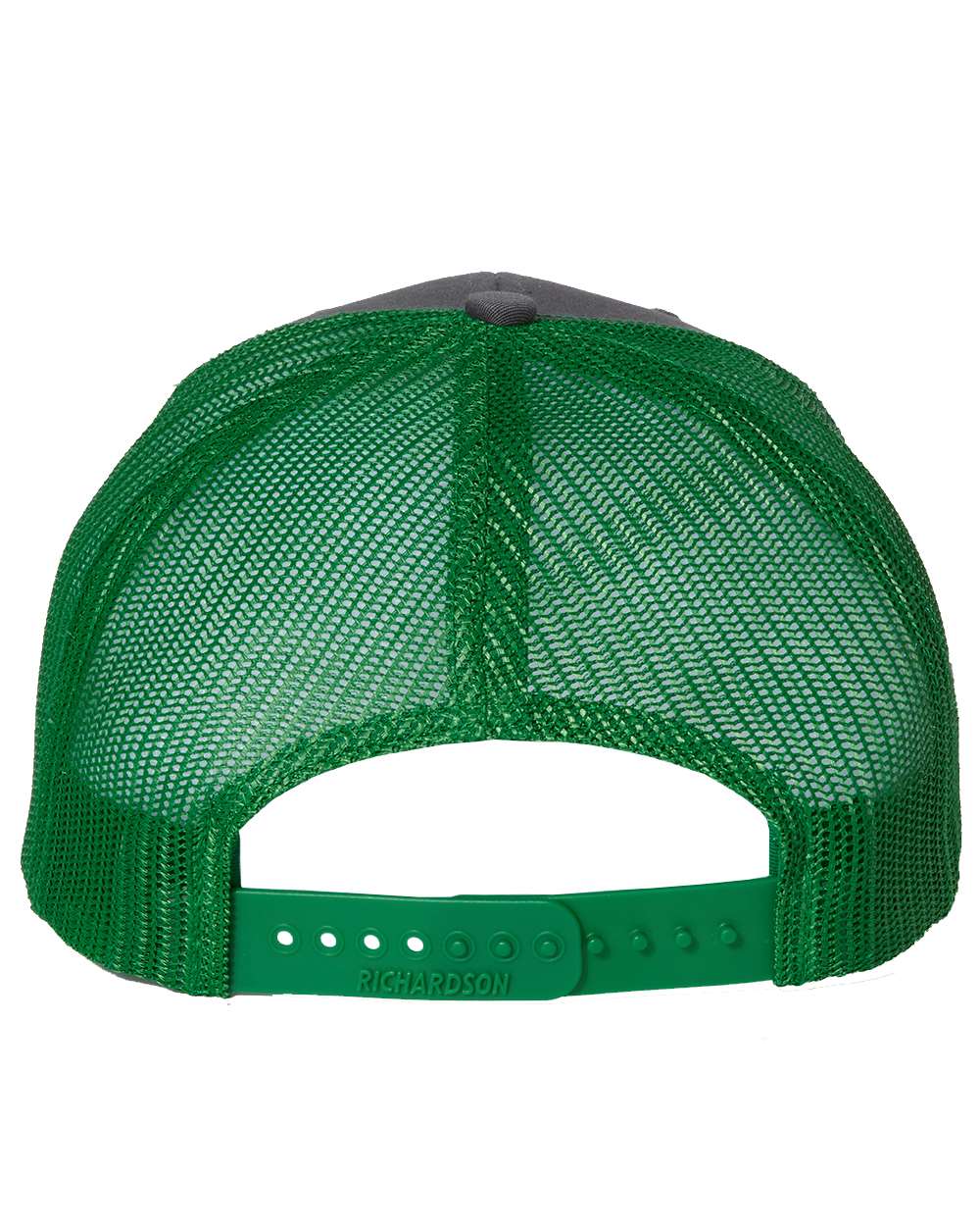 Richardson 112 Trucker Hat - Charcoal / Kelly Green