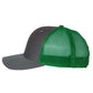 Richardson 112 Trucker Hat - Charcoal / Kelly Green