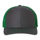 Richardson 112 Trucker Hat - Charcoal / Kelly Green