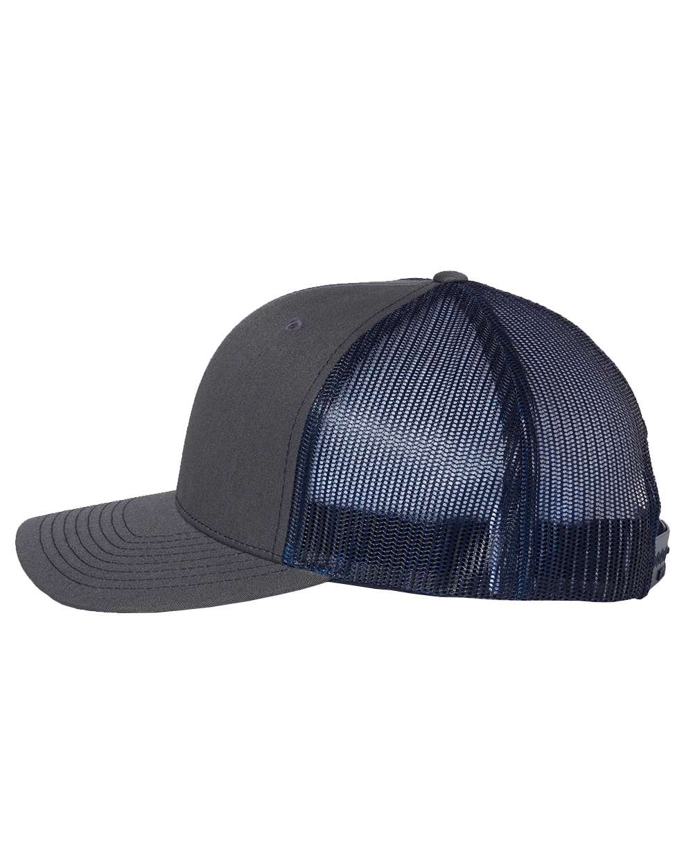 Richardson 112 Trucker Hat - Charcoal / Navy Blue