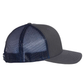 Richardson 112 Trucker Hat - Charcoal / Navy Blue