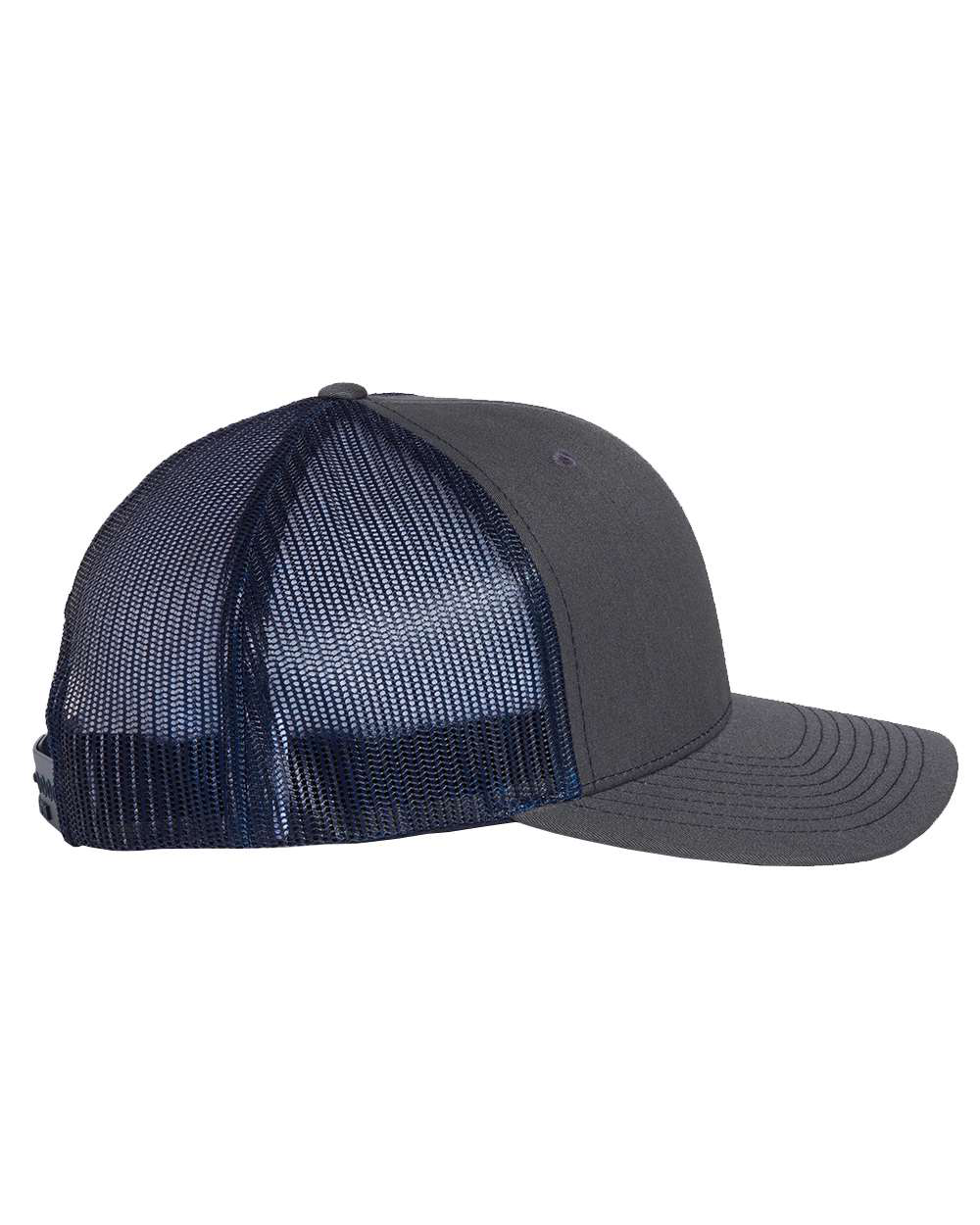 Richardson 112 Trucker Hat - Charcoal / Navy Blue