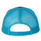 Richardson 112 Trucker Hat - Charcoal / Neon Blue