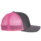 Richardson 112 Trucker Hat - Charcoal / Neon Pink