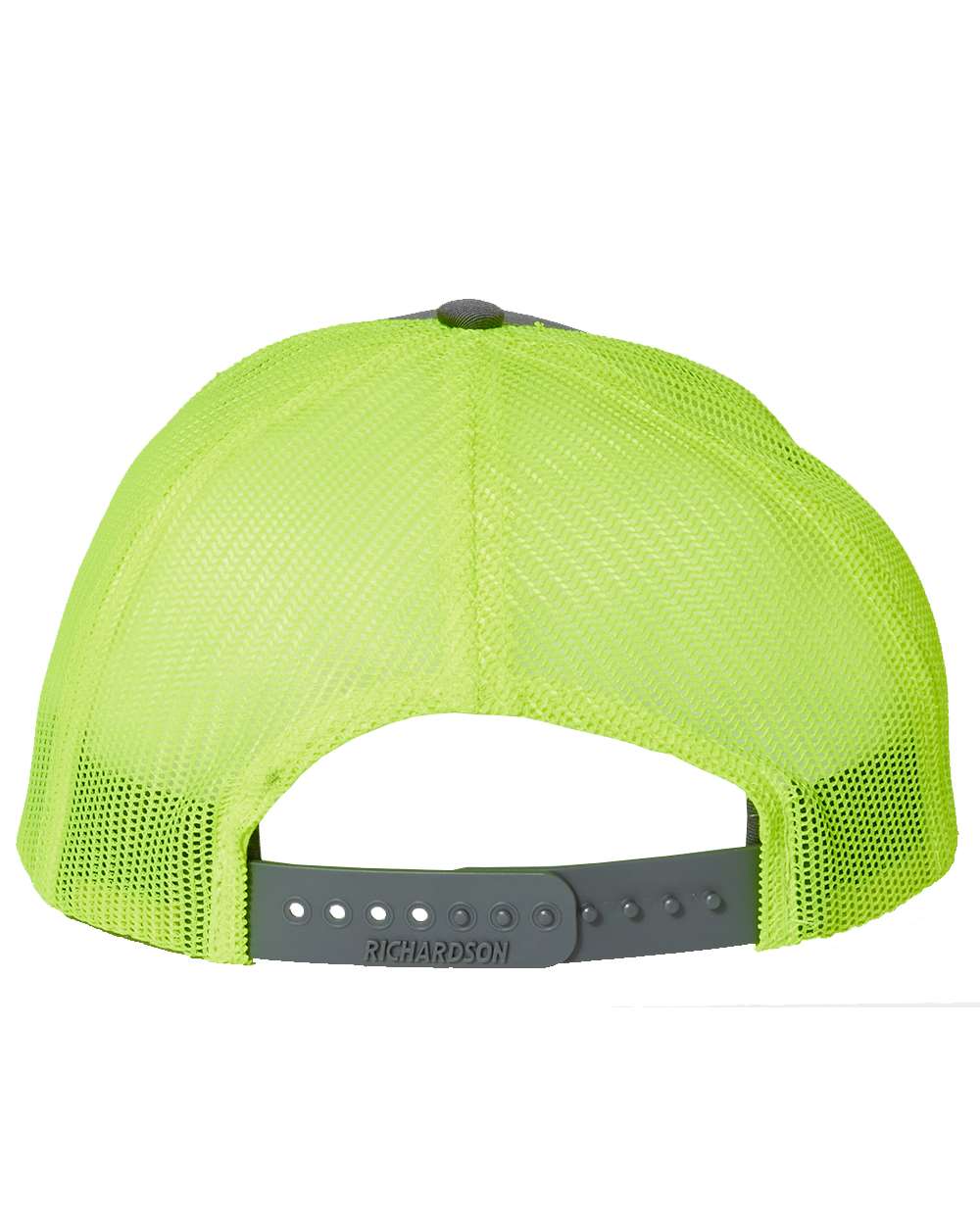 Richardson 112 Trucker Hat - Charcoal / Neon Yellow