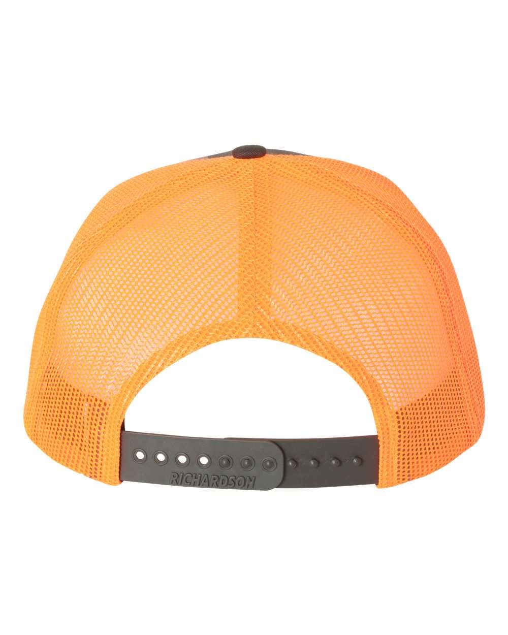 Richardson 112 Trucker Hat - Charcoal / Orange